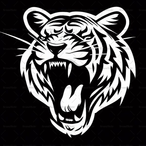 Brüllender Tiger